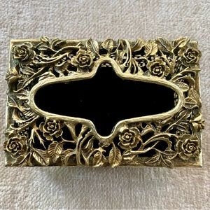 Vintage Gold Pocket/Petite Tissue Box